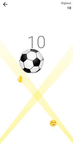 Messenger Football Soccer Game Tap Ball Juggle Tap screenshot 5