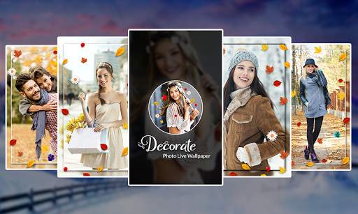Decorate Photo Live Wallpaper 1 تصوير الشاشة