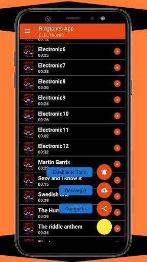 electronic ringtones screenshot 2