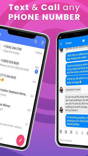 Text Me NOW Free Call Free SMS Tips Android App screenshot 1