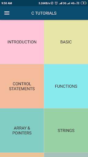 C Tutorials - Offline screenshot 2