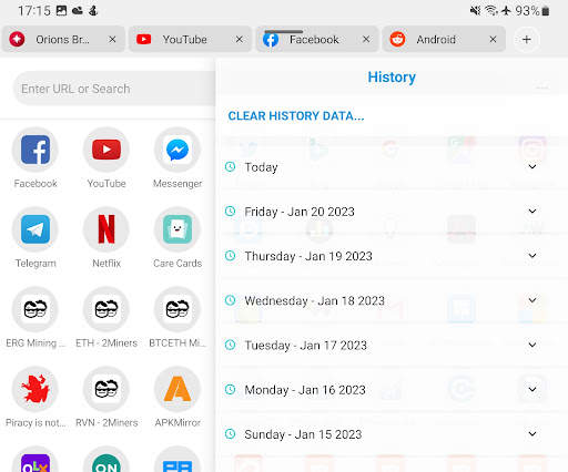 Orions - Privacy Browser screenshot 13