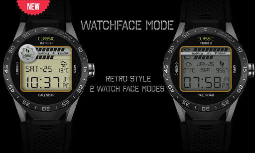 Retro Digital Watch Face & Clock Live Wallpaper screenshot 2
