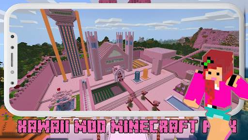 Kawaii Mods Minecraft Pink screenshot 1