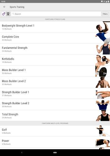 Anytime Workouts 7 تصوير الشاشة