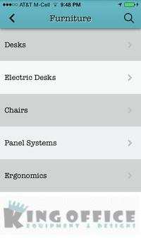 King Office Equipment & Design screenshot 4