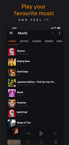 Simple Music Player Streaming -Music Player Stream 3 تصوير الشاشة