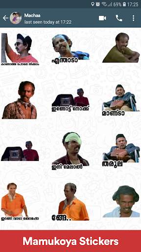 Malayalam sticker Kada: WA Status WAStickerApps screenshot 3