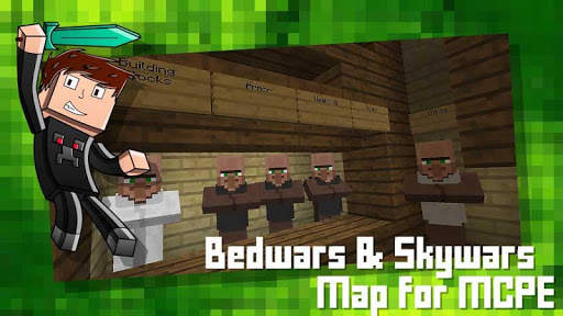 Bedwars & Skywars Map for MCPE 2 تصوير الشاشة
