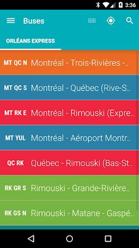 Orléans Express Bus - MonTransit screenshot 3