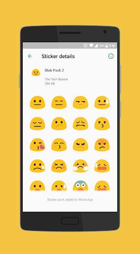 Blob is Back - Stickers For Chat - WAStickerApps screenshot 3