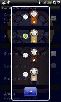 Pendulum Clock LiveWallpaperV2 screenshot 5