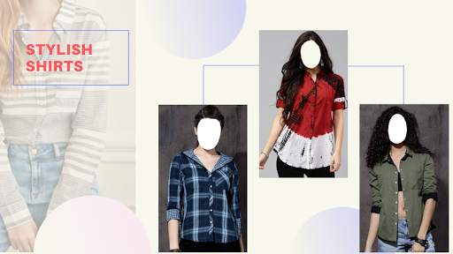 Women Shirt Photo Suit New screenshot 1