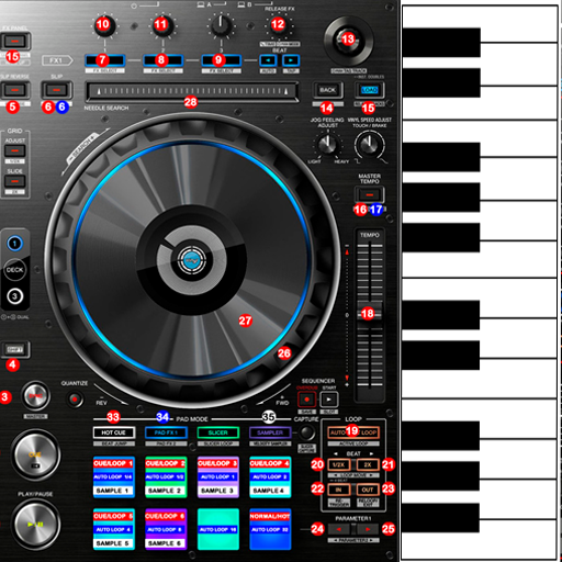 Professional Piano &amp; DJ Mixer icon