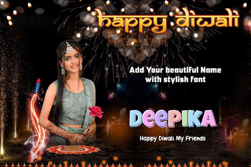 Diwali Photo Editor 4 تصوير الشاشة