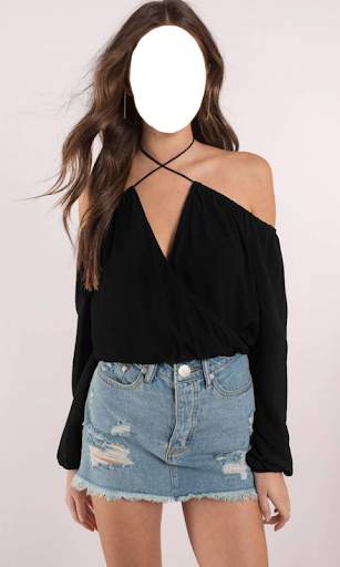 Women Crop Tops Photo Suit screenshot 18