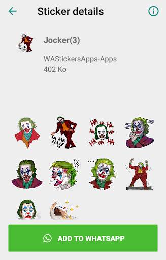 WAStickerApps-: Joker Sticker For WhatsApp screenshot 4