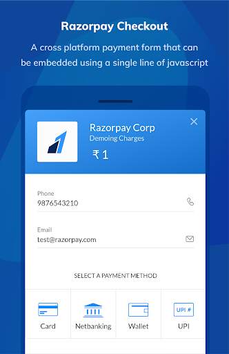 Razorpay Sample App screenshot 1