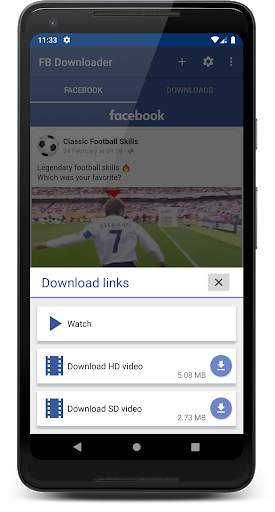 FDL - Video Downloader for Facebook screenshot 3