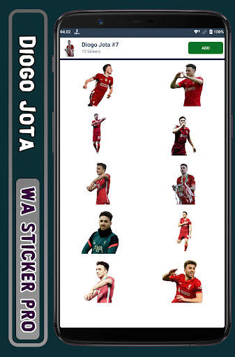 Diogo Jota - WA Sticker Pro screenshot 7