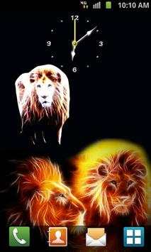 Lion Analog Clock screenshot 2