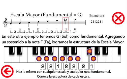 Escalas para Piano PRO. screenshot 5