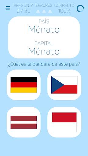 Banderas - Países - Capitales screenshot 2