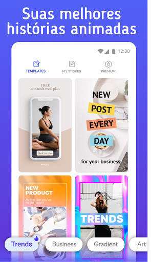 Inspiry - Editor de Histórias para Instagram screenshot 1