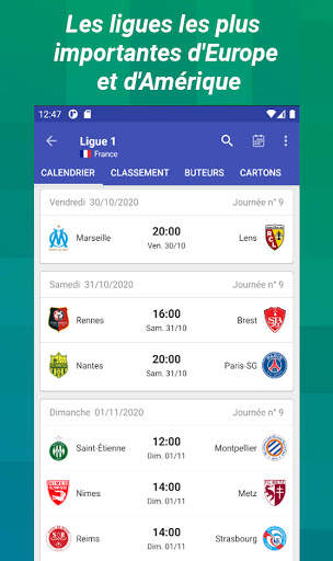 Liga - Résultats de Football screenshot 2