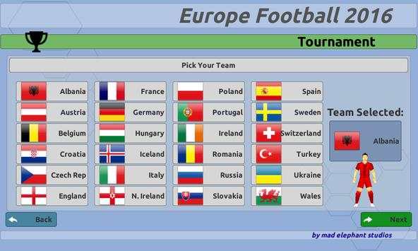 Europe Soccer Games 2016 screenshot 2