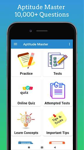 Aptitude Master - Learn, Practice, Tests, Quiz,Etc 1 تصوير الشاشة