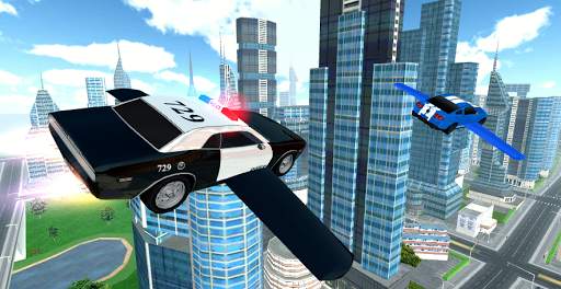 Flying Police Car Driving screenshot 3