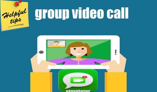 Free Group Video Call For Whatsapp - Simulated screenshot 3