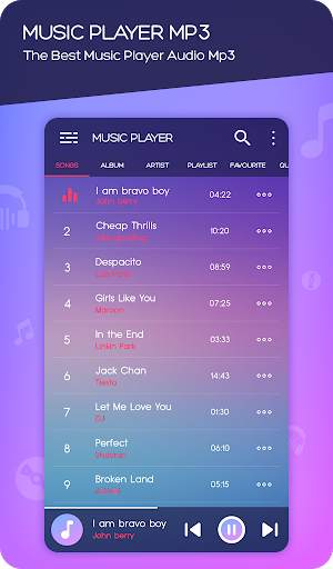 Music Player - Mp3 Audio Player, Music Equalizer screenshot 1