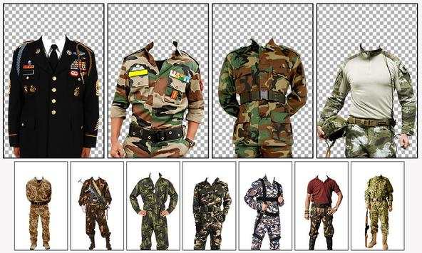 Man Army Suit Photo Editor screenshot 1