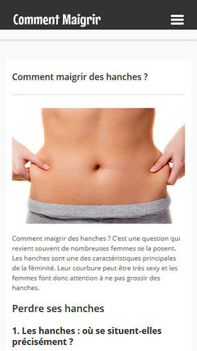 Comment Maigrir vite ! screenshot 3