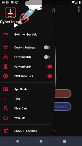 Cyber Inject Lite - Free SSH/SSL/HTTP Tunnel VPN screenshot 2