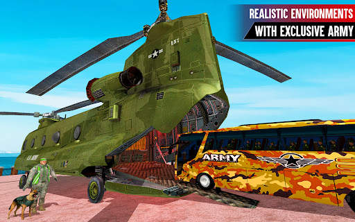 US Army Bus Driving: Bus Games screenshot 5