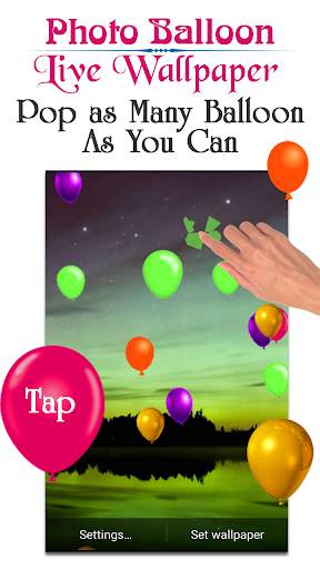 Photo Balloons Live Wallpaper screenshot 4