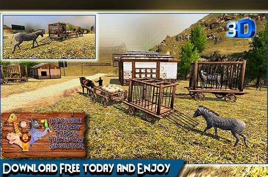Impossible Tracks 3d Simulator : Animal Transport screenshot 5