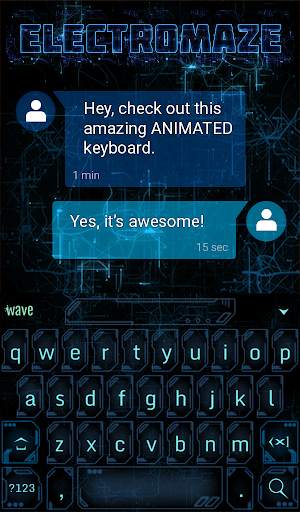 ElectroMaze Animated Keyboard   Live Wallpaper screenshot 3