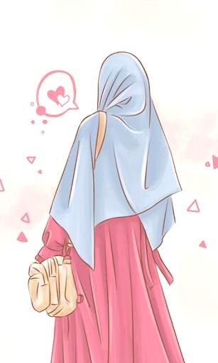 Hijab Cartoon Muslimah Wallpapers screenshot 6