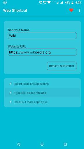 Website Shortcut Maker - URL Shortcut Maker screenshot 1