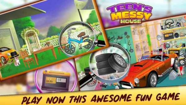 Hidden Objects - Teens Messy House screenshot 4