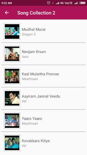 Tamil Hit Love Songs screenshot 2