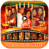 Diwali Video Maker With Mp3 Song icon