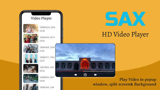 Sax Video Player - XNX Video Player screenshot 1
