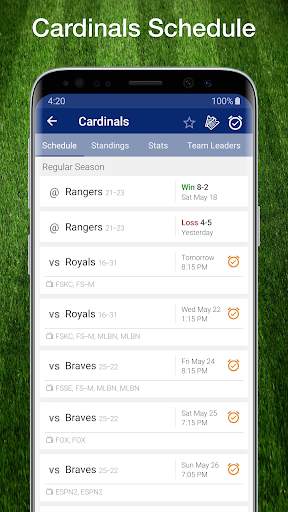 Cardinals Baseball: Live Scores, Stats, Plays Game screenshot 1