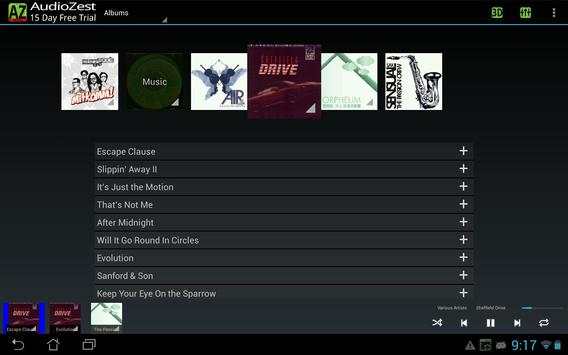AudioZest 3D Music Player Free screenshot 6