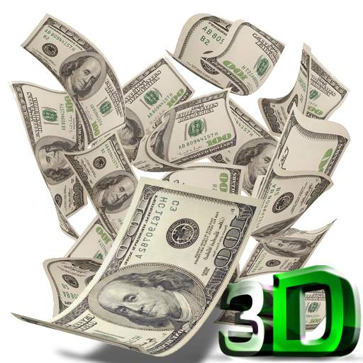 Falling Money 3D Wallpaper 1.0
